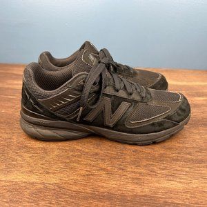 New Balance Sneakers 990v5 Triple Black Running Shoes Boy's Size 6